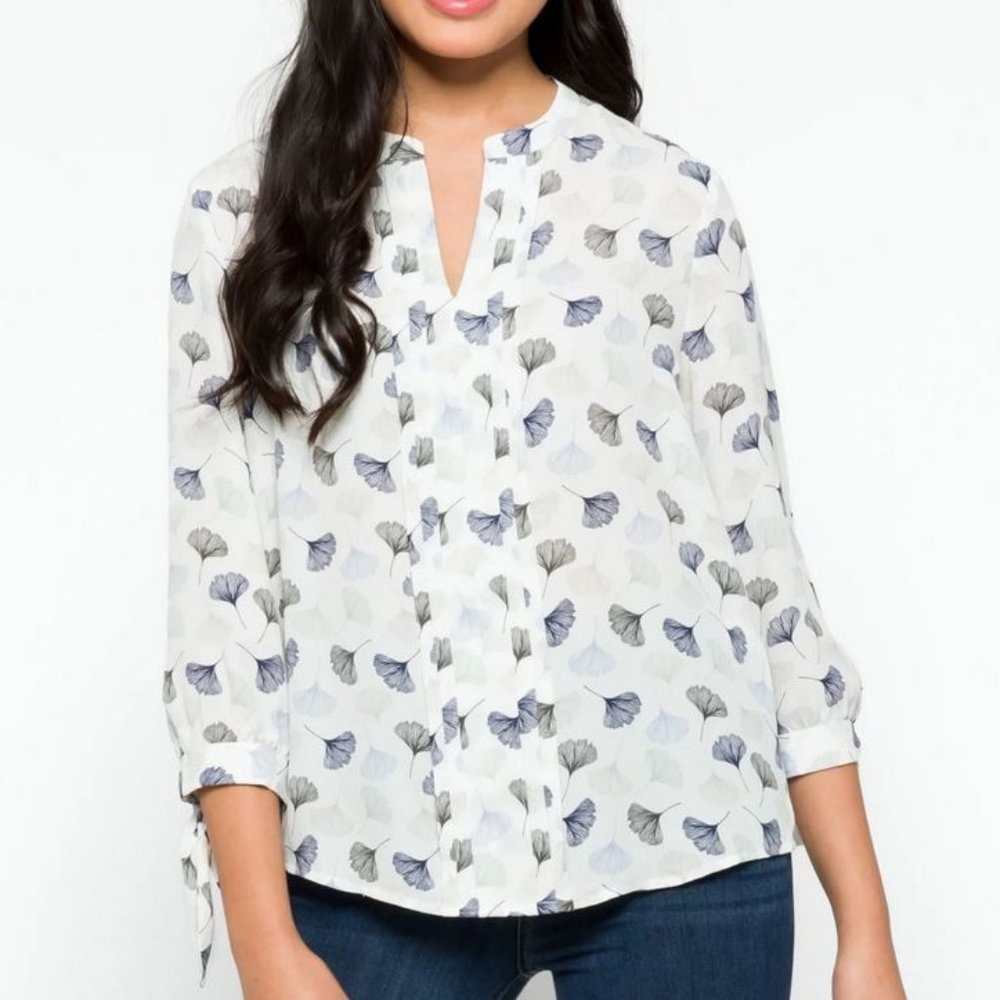 EUC 41 Hawthorn Melisa Tie Sleeve Detail Blouse - Sz L